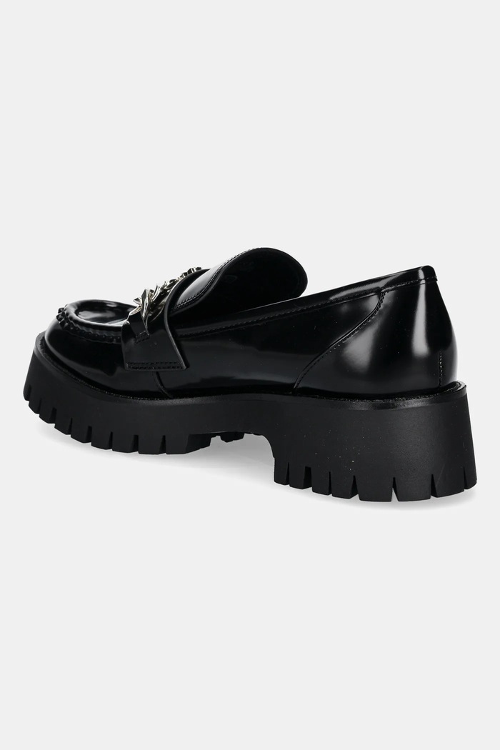 Încălțăminte Guess mocasini ALMER FLPALR.ELE14.BLACK negru