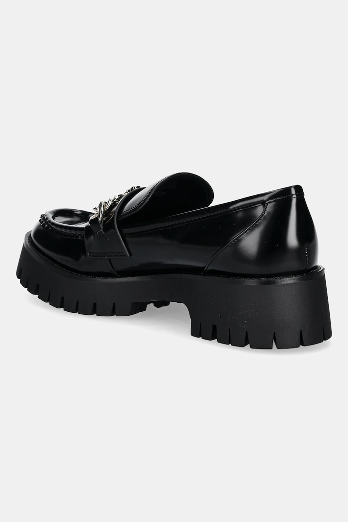 Încălțăminte Guess mocasini ALMER FLPALR.ELE14.BLACK negru