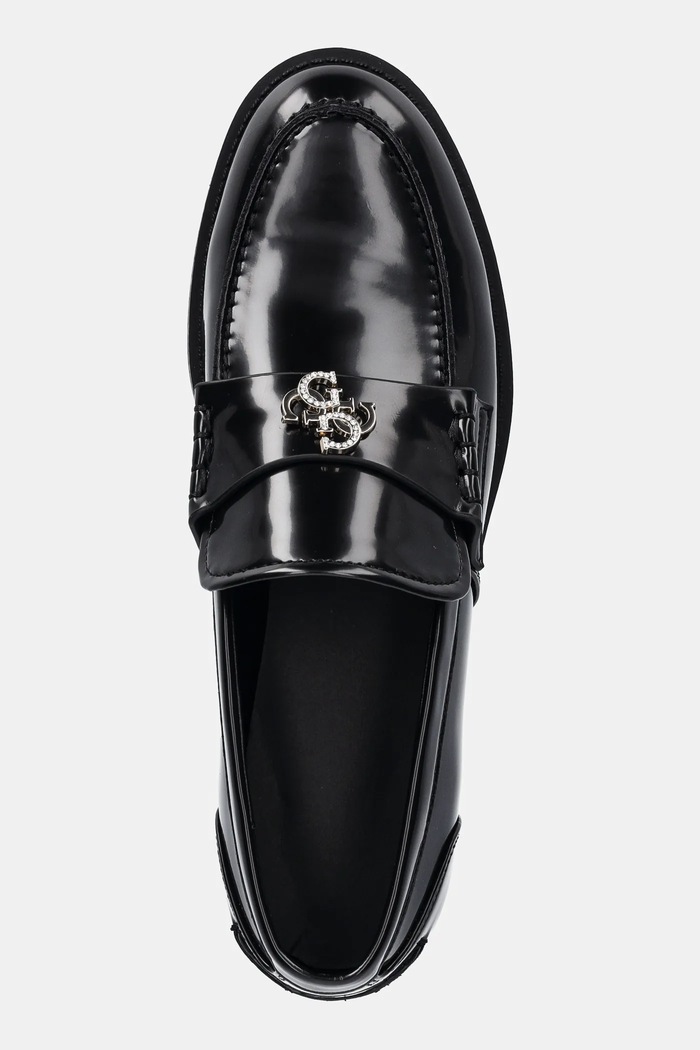 Guess mokasyny BEVALEE czarny FLPBVL.ELE14.BLACK