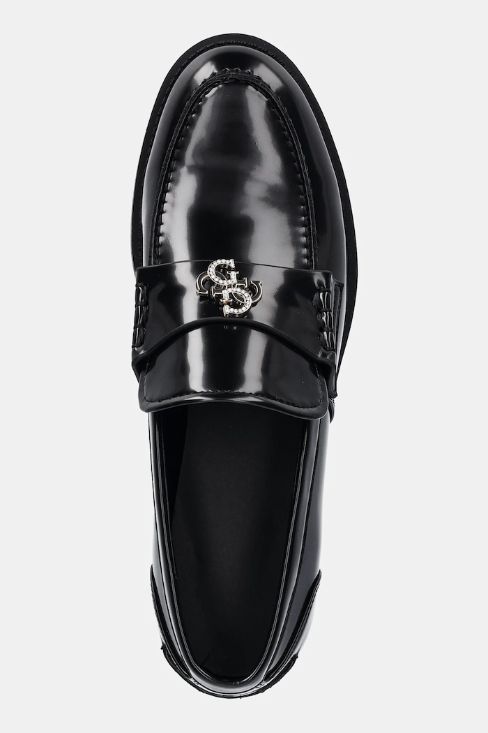 Guess mokasyny BEVALEE czarny FLPBVL.ELE14.BLACK