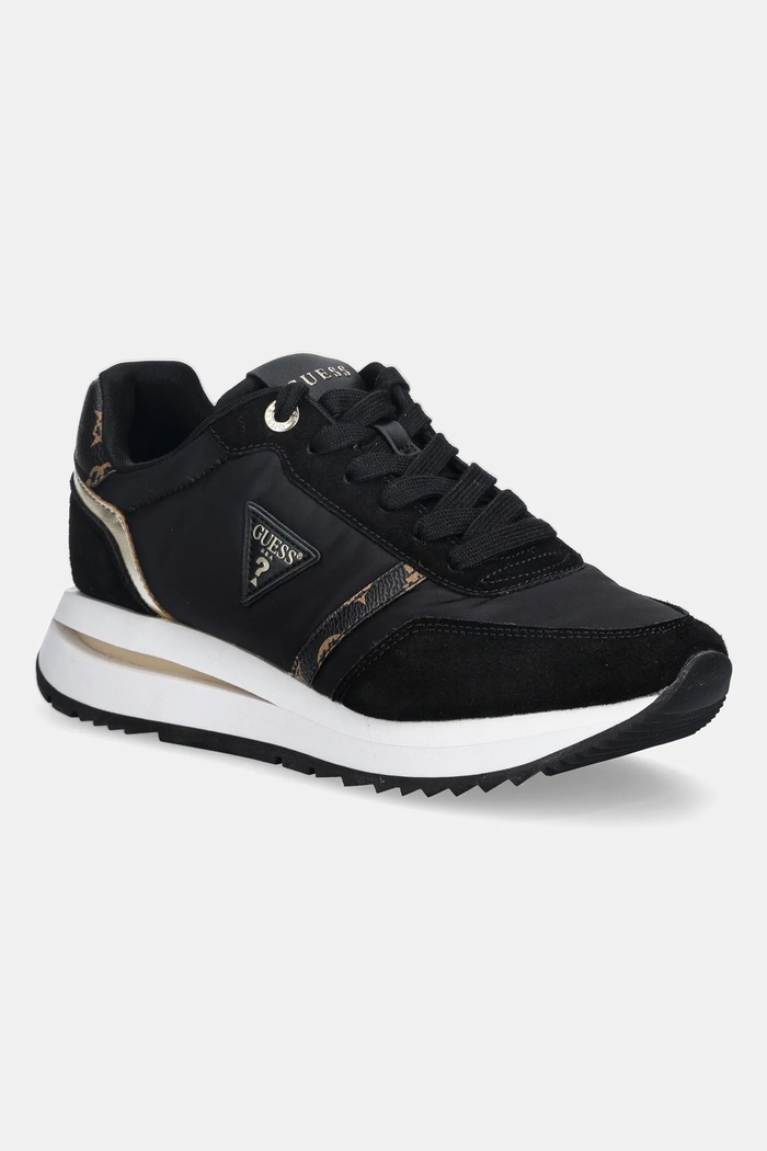 Guess sneakers EAGAR textil negru FLPEAG.FAL12.BLKBR