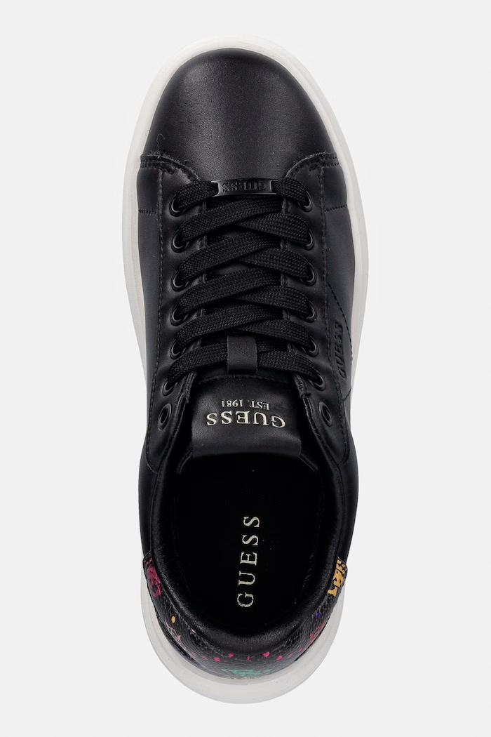 Guess ELBINA11 Αθλητικά Γυναικεία μαύρο FLPE11.LEA12.BLACK