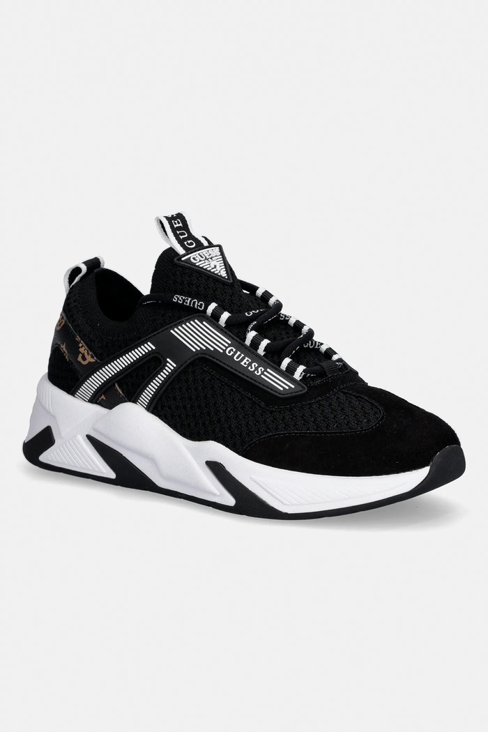 Guess sportcipő GENGA textil fekete FLPGEN.FAL12.BLACK