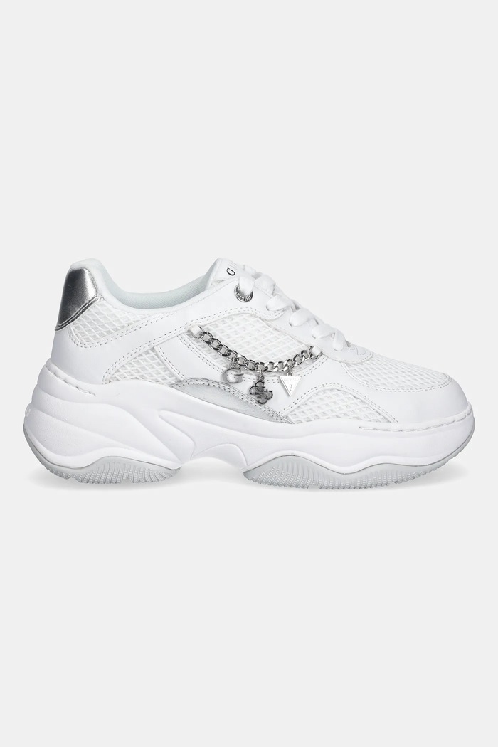 Guess sneakers HARPAA FLPHAR.ELE12.WHITE alb SS26