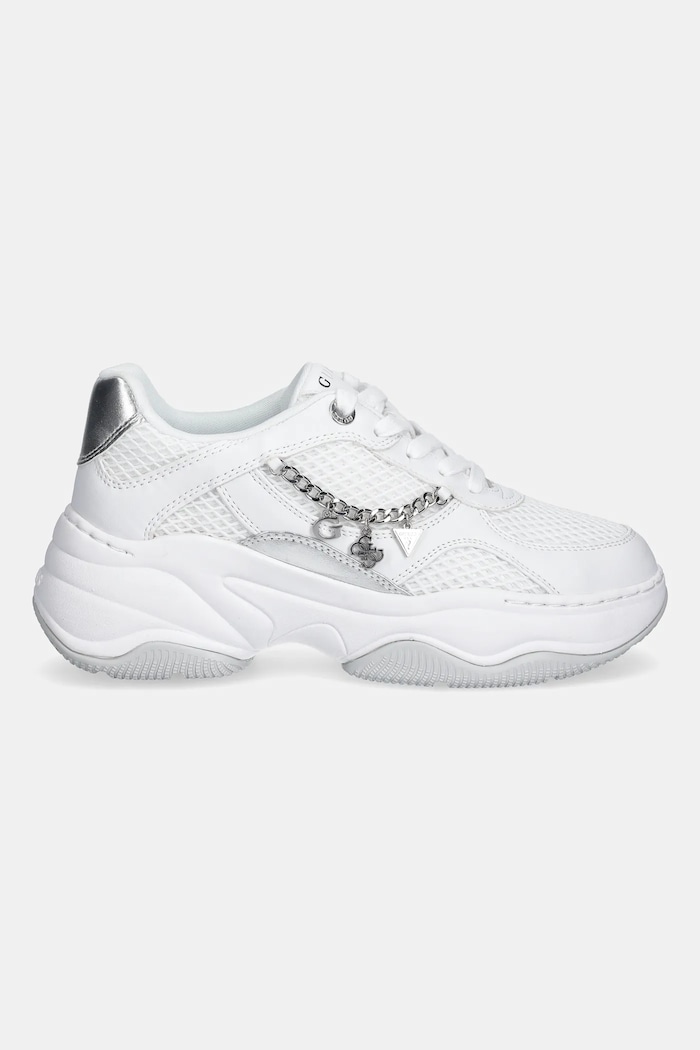 Guess sneakers HARPAA FLPHAR.ELE12.WHITE alb SS26