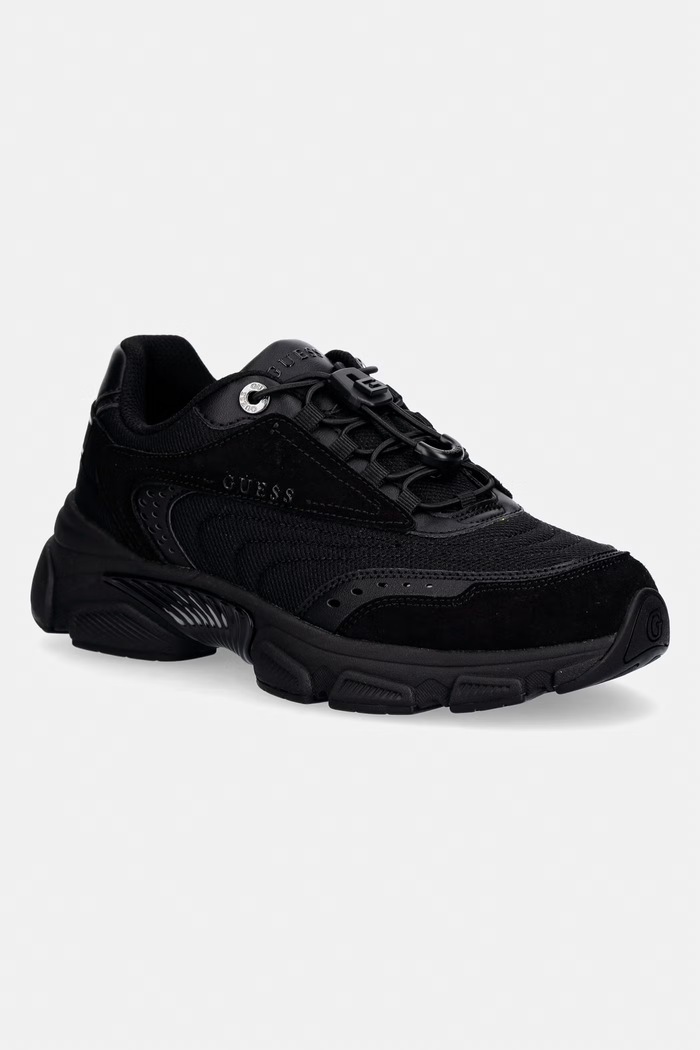 Guess sneakers IMERI textil negru FLPIME.FAB12.BLACK