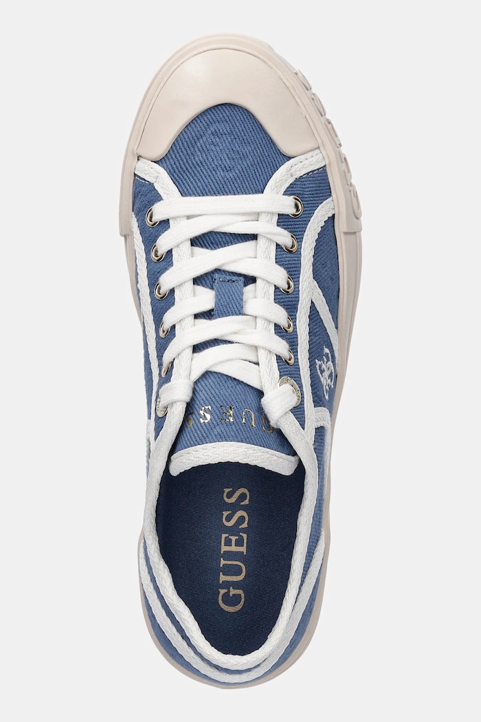 Guess tenisówki ISSAH niebieski FLPISS.FAL12.DENIM