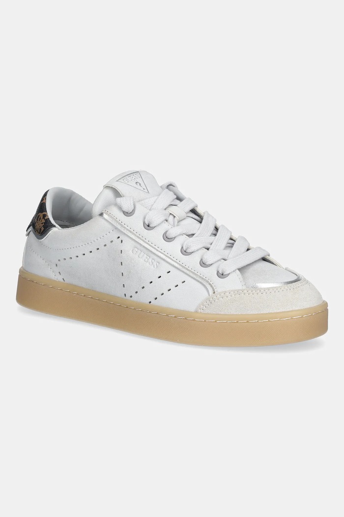Tenisky Guess JHELL textilný sivá FLPJHE.FAL12.WHITE