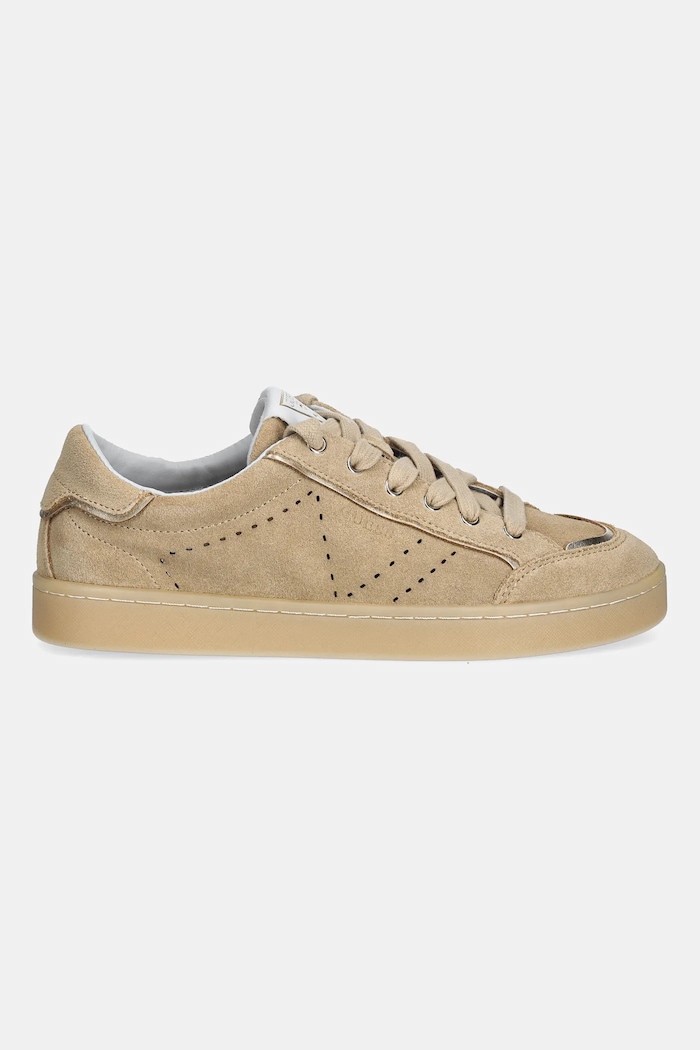 Guess sneakers din piele întoarsă JHELL FLPJHE.SUE12.BEIGE bej SS26
