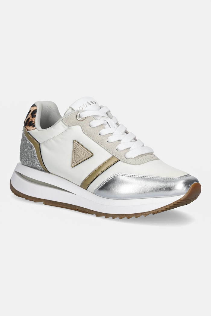 Кроссовки Guess EAGAR2 синтетический бежевый FLP2EG.PEL12.LEOPA
