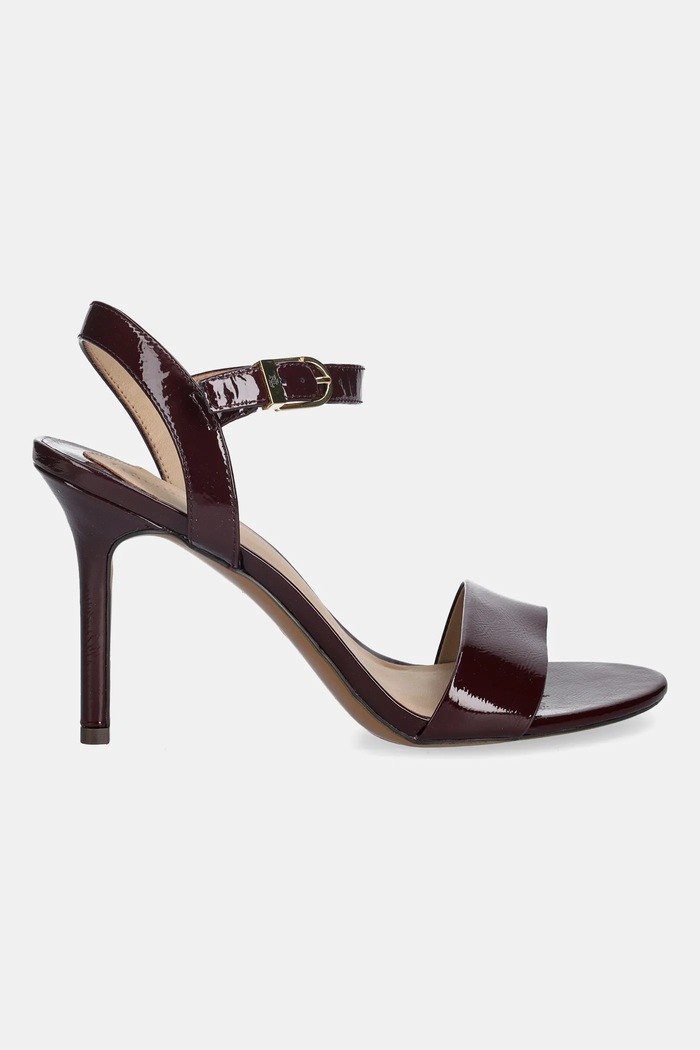 Lauren Ralph Lauren bőr szandál Gwen 802962180004.600 piros SS26