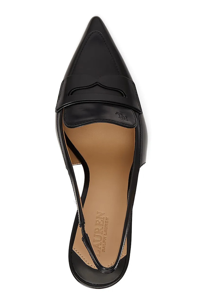 Lauren Ralph Lauren szpilki skórzane Khloe Lr Pmp czarny 802982850001.001