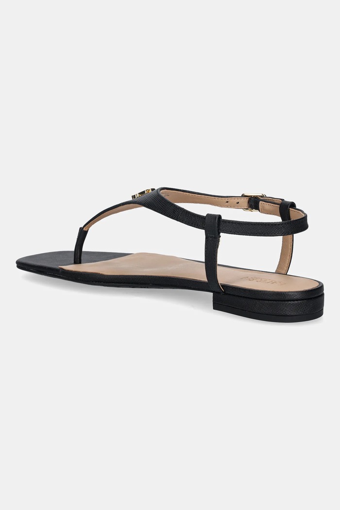 Obuwie Lauren Ralph Lauren sandały skórzane Everley 2 802982881002.001 czarny