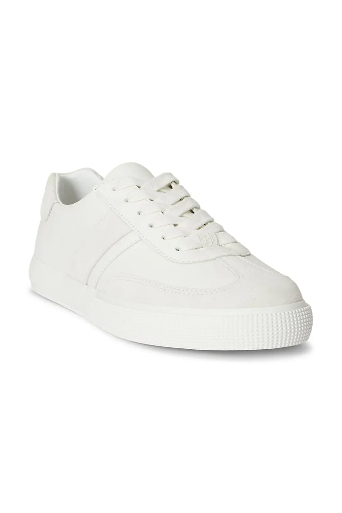 Kožené tenisky Lauren Ralph Lauren Braylee 802982970001.100 biela SS26