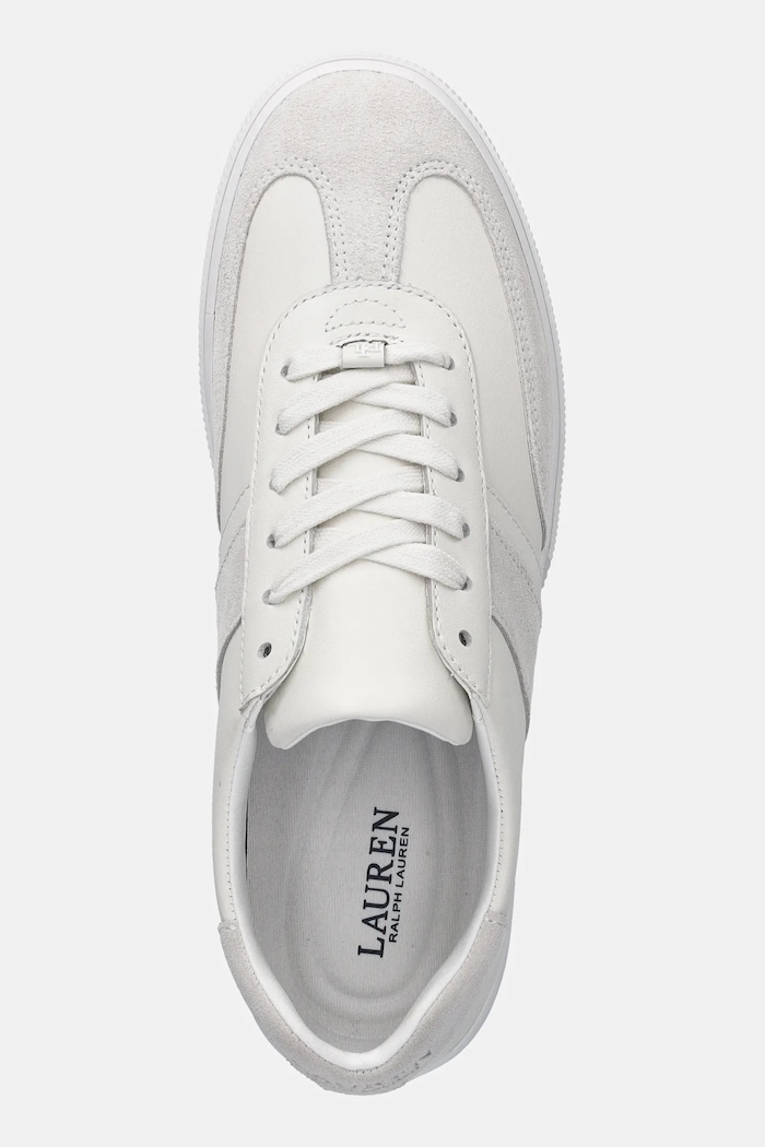 Lauren Ralph Lauren sneakersy skórzane Braylee biały 802982970001.100