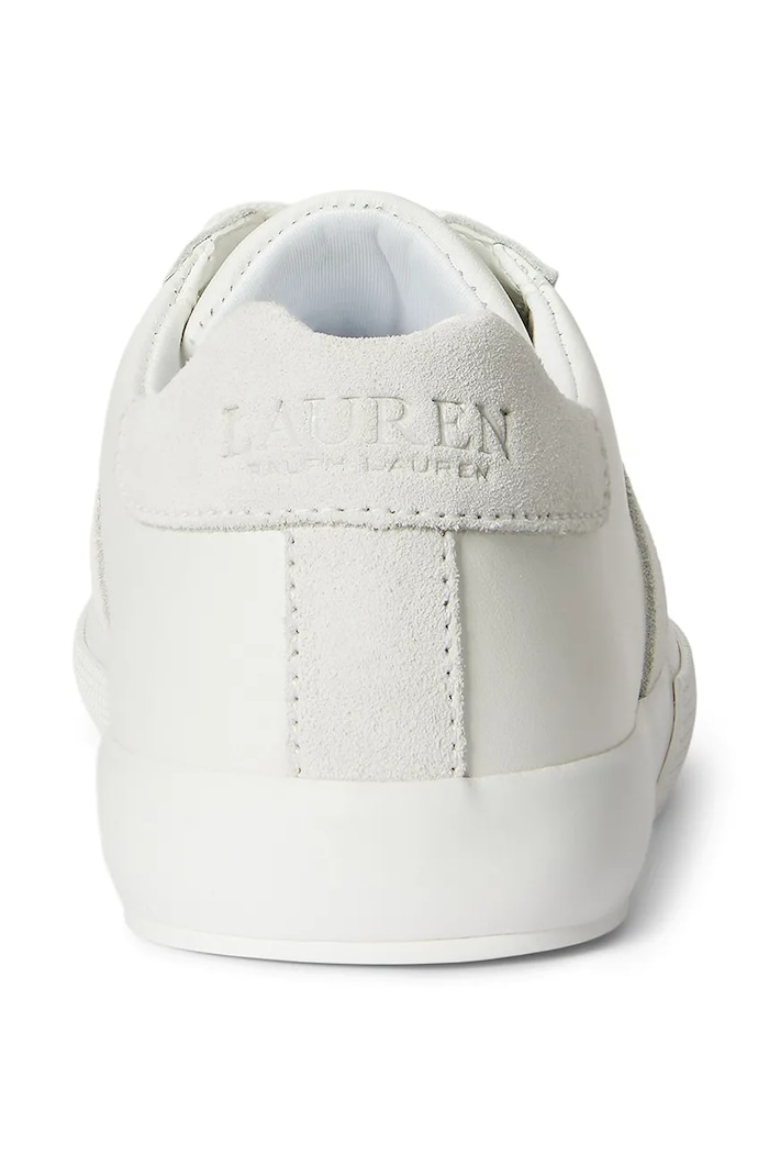 Kožené tenisky Lauren Ralph Lauren Braylee biela 802982970001.100