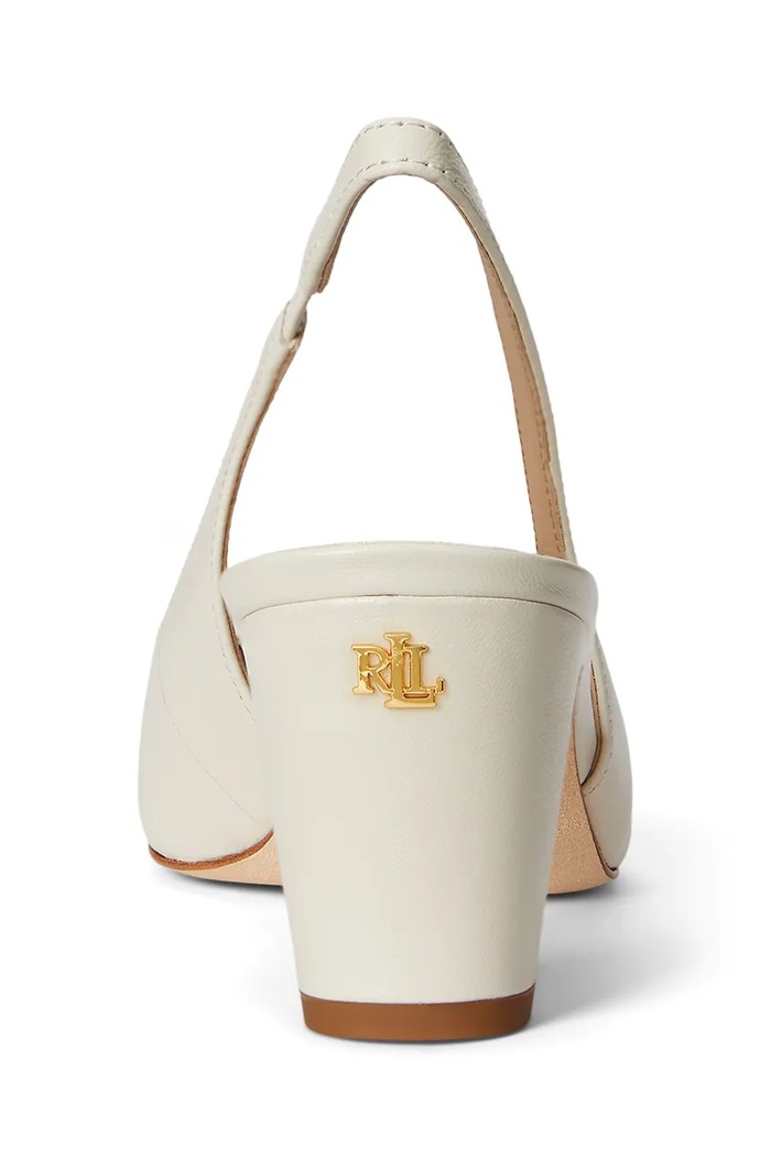 Lauren Ralph Lauren pantofi de piele Klaire bej 802P00096003.100