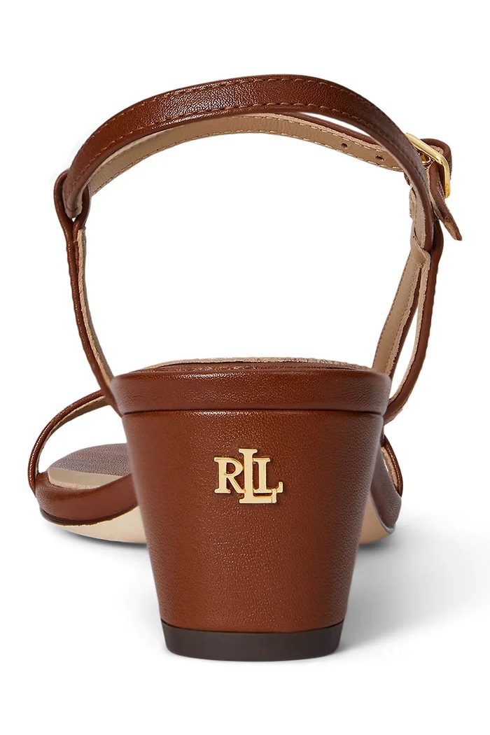 Lauren Ralph Lauren sandale de piele Laine Md Hl maro 802P00097002.200