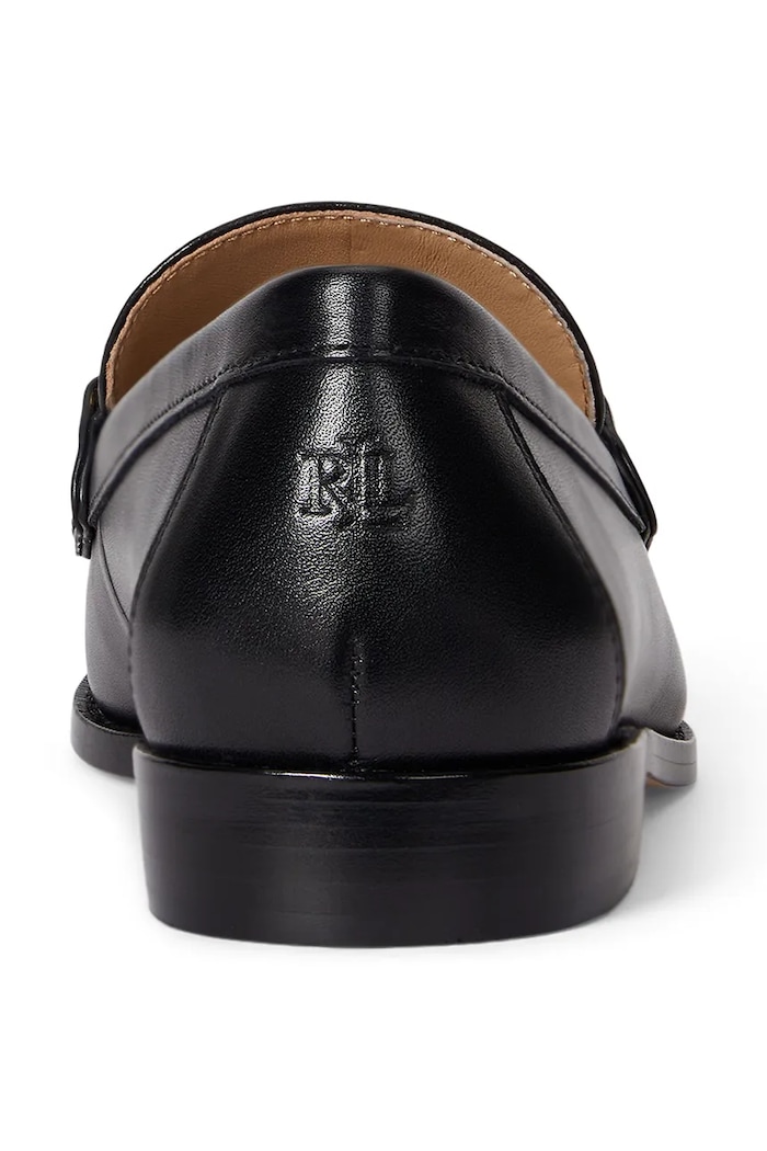 Kožené mokasíny Lauren Ralph Lauren Tasha Loafer čierna 802P02121001.001