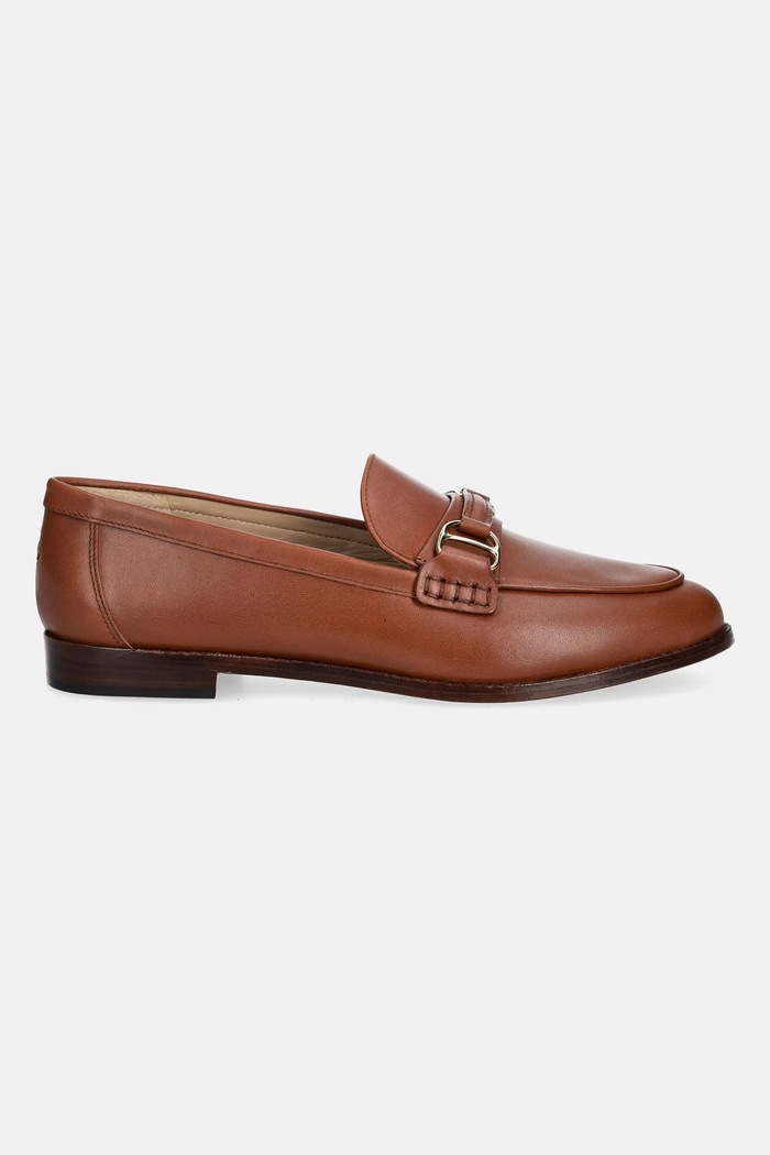 Lauren Ralph Lauren bőr mokaszin Tasha Loafer 802P02121002.200 barna SS26
