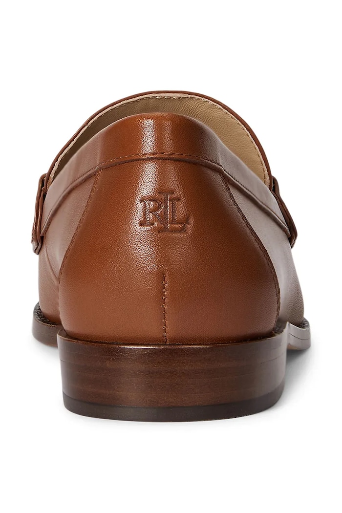 Kožené mokasíny Lauren Ralph Lauren Tasha Loafer hnedá 802P02121002.200