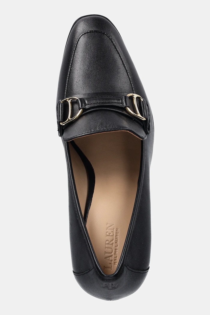 Lauren Ralph Lauren bőr flip-flop Tasha Tl fekete 802P04169001.001