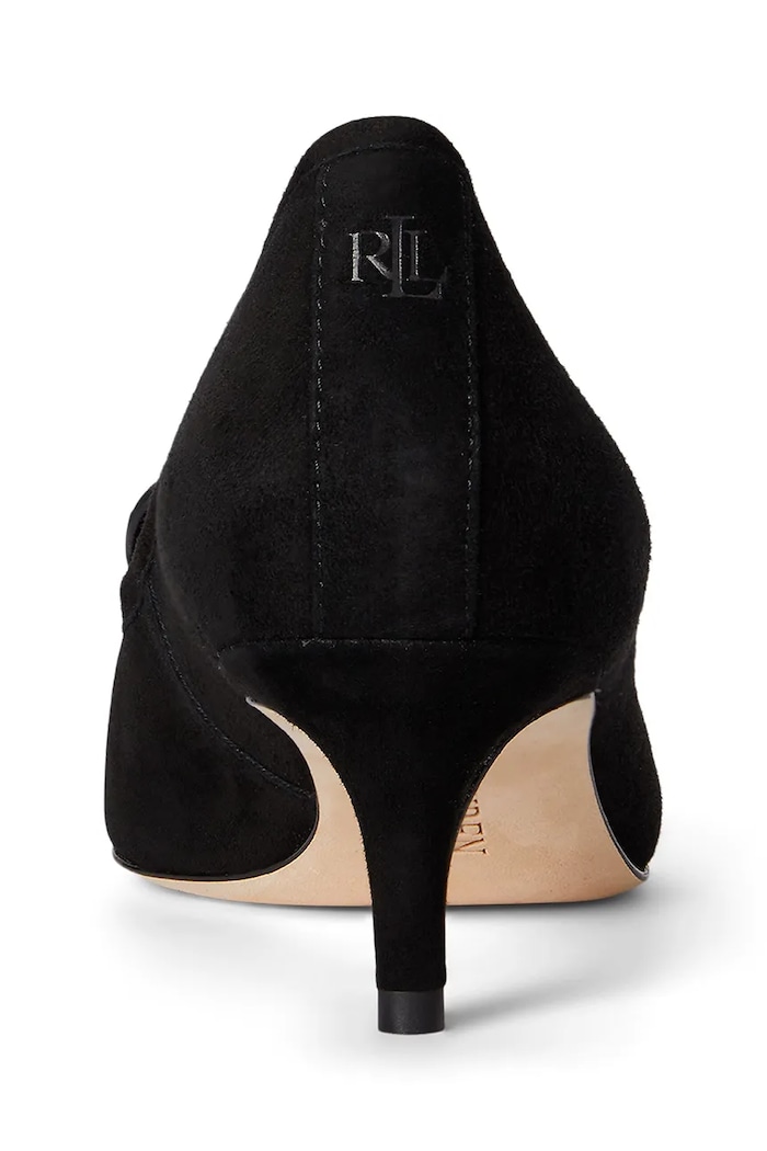 Lauren Ralph Lauren szpilki zamszowe Adrienne Klt czarny 802P04172001.001