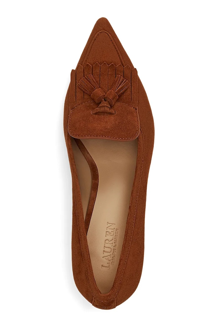 Obuv Semišové lodičky Lauren Ralph Lauren Adrienne Klt 802P04172002.200 hnedá