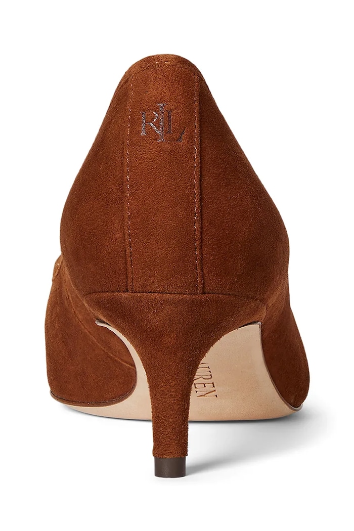 Semišové lodičky Lauren Ralph Lauren Adrienne Klt hnedá 802P04172002.200