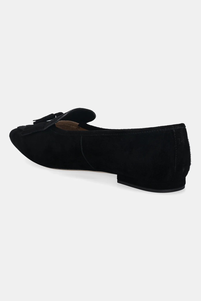 Cipők Lauren Ralph Lauren velúr balerina Londyn Klt 802P04175001.001 fekete