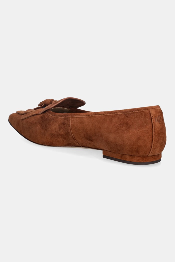 Obuv Semišové baleríny Lauren Ralph Lauren Londyn Klt 802P04175002.200 hnedá