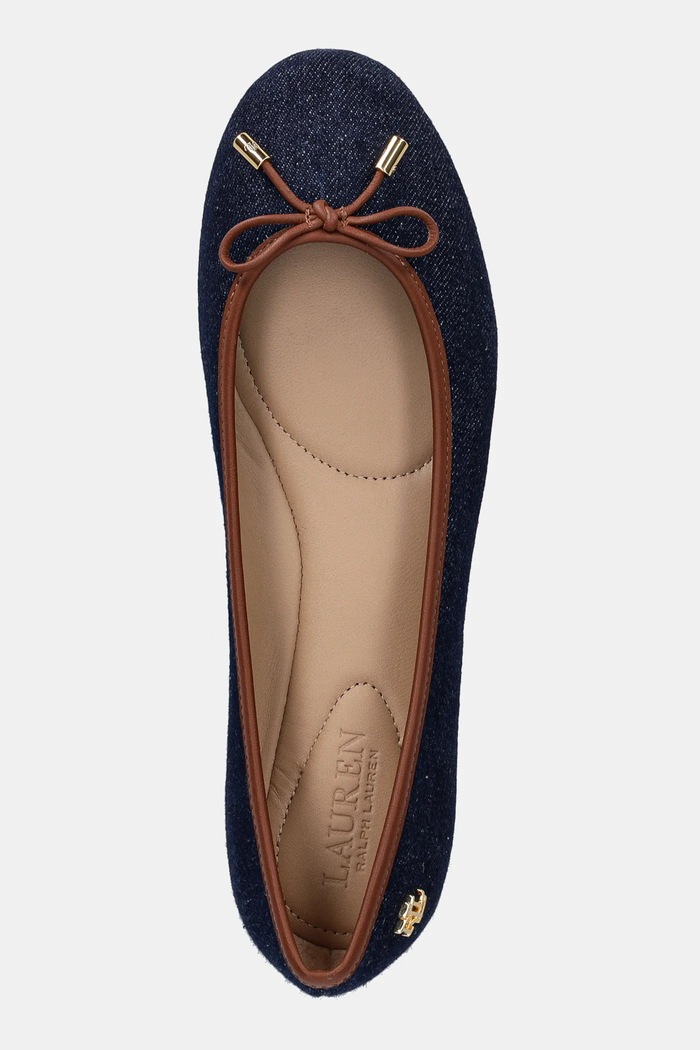 Baleríny Lauren Ralph Lauren Jayna tmavomodrá 802P04386001.400