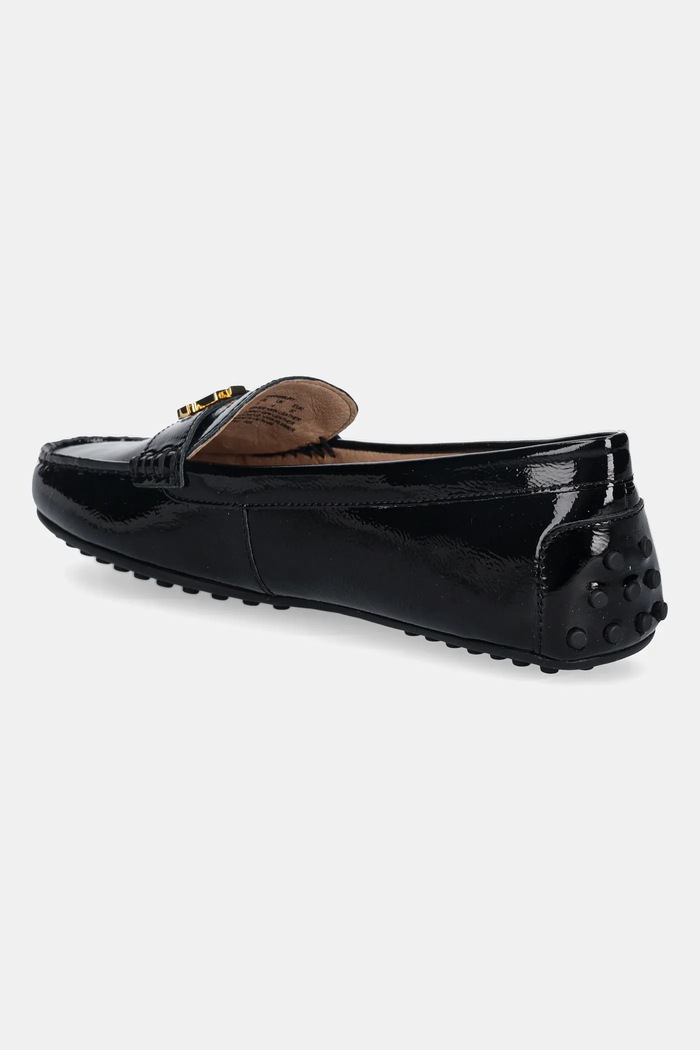 Boty Kožené mokasíny Lauren Ralph Lauren Barnsbury 802P04390001.001 černá