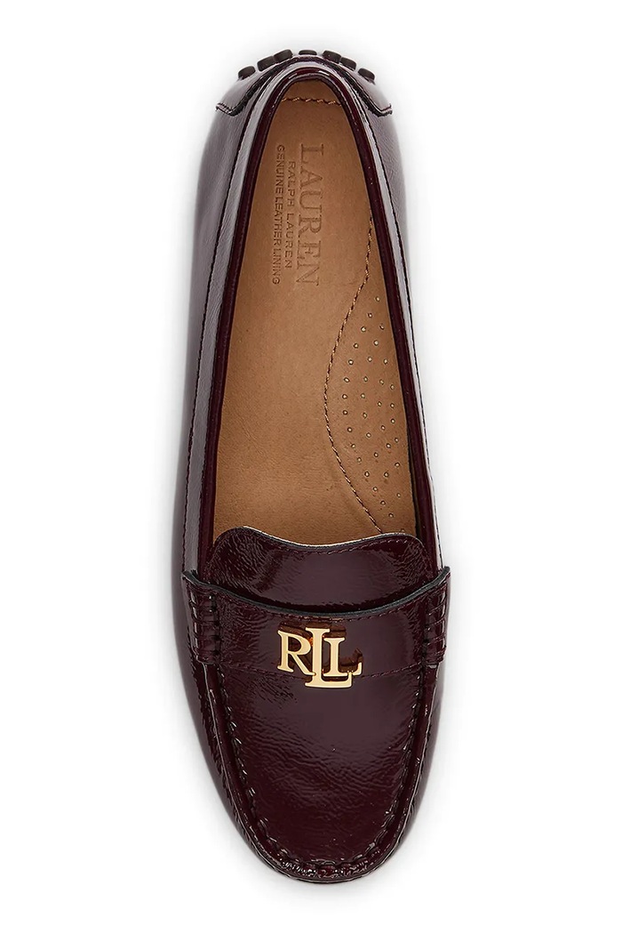 Obuv Kožené mokasíny Lauren Ralph Lauren Barnsbury 802P04390002.600 burgundské