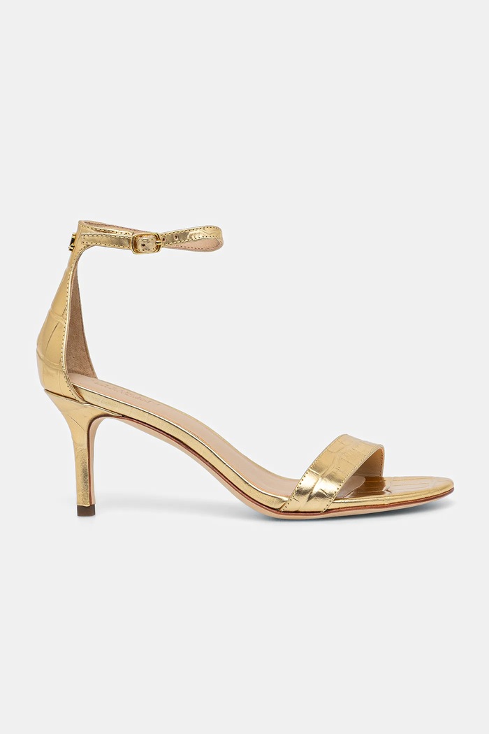 Кожени сандали Lauren Ralph Lauren Allie Mid 802P04400001.710 злато SS26