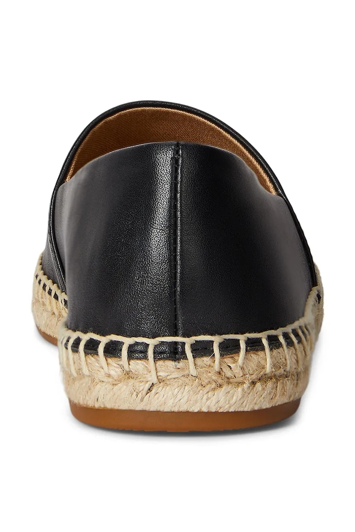 Lauren Ralph Lauren espadrile de piele Cameryn Lg 2 negru 802P04415001.001