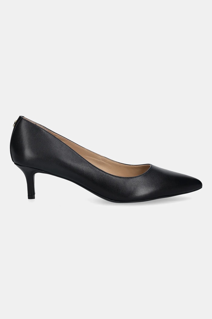 Lauren Ralph Lauren bőr tűsarkú Adrienne 802P09030001.001 fekete SS26