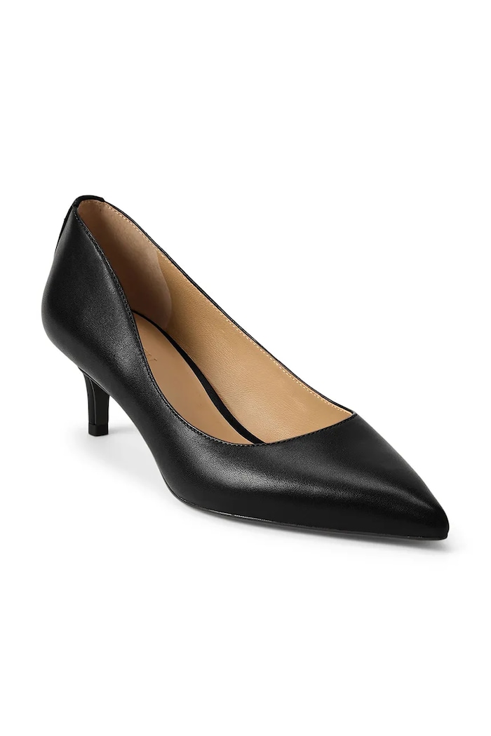 Lauren Ralph Lauren szpilki skórzane Adrienne 802P09030001.001 czarny SS26