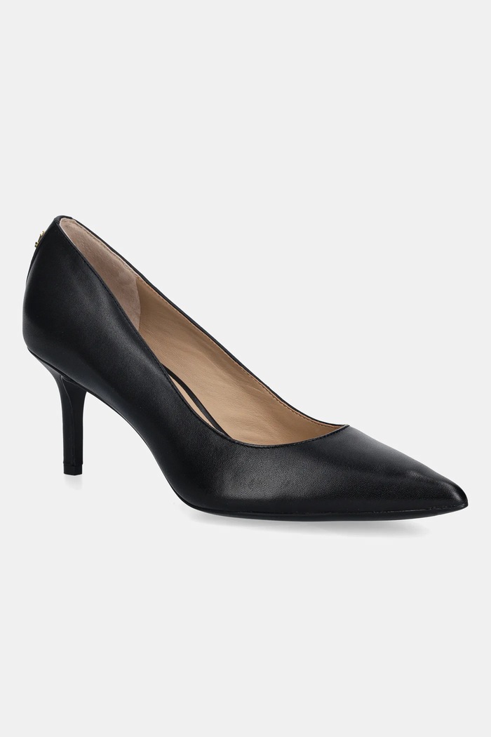 Lauren Ralph Lauren bőr tűsarkú Lanette tűsarok fekete 802P09031001.001