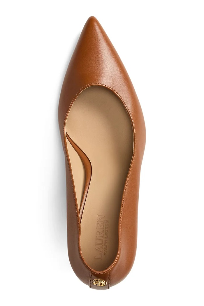 Obuća Kožne štikle Lauren Ralph Lauren Lanette 802P09031002.200 smeđa