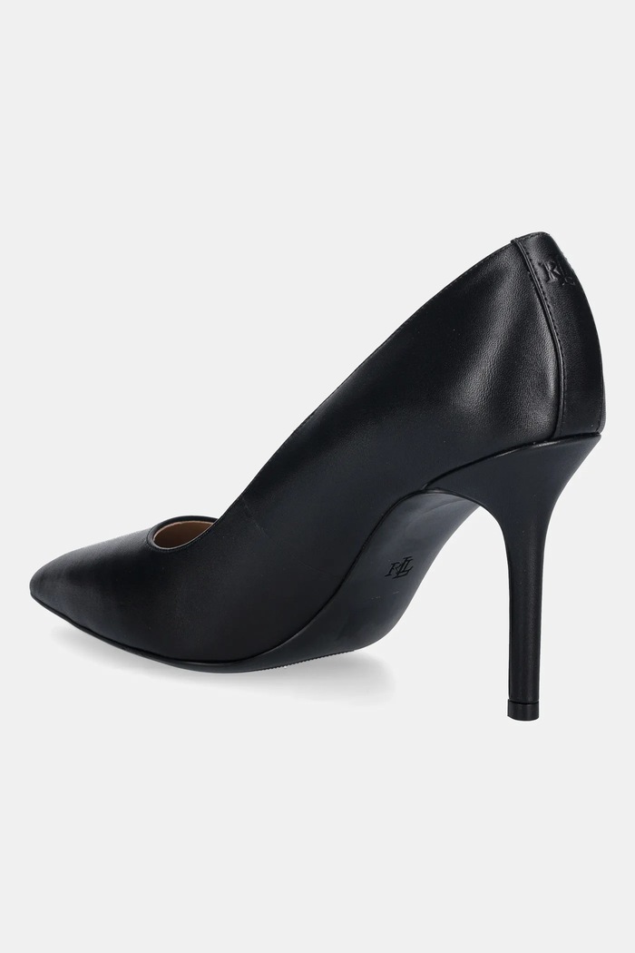 Παπούτσια Δερμάτινες γόβες Lauren Ralph Lauren Lindella II 802P09032001.001 μαύρο