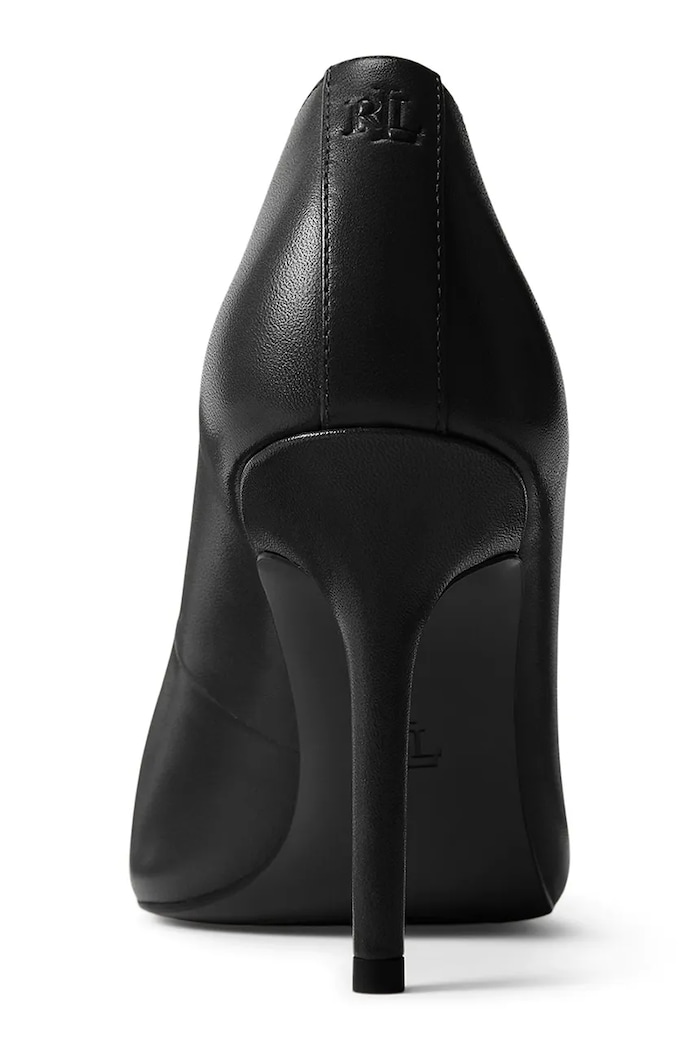 Lauren Ralph Lauren szpilki skórzane Lindella II czarny 802P09032001.001