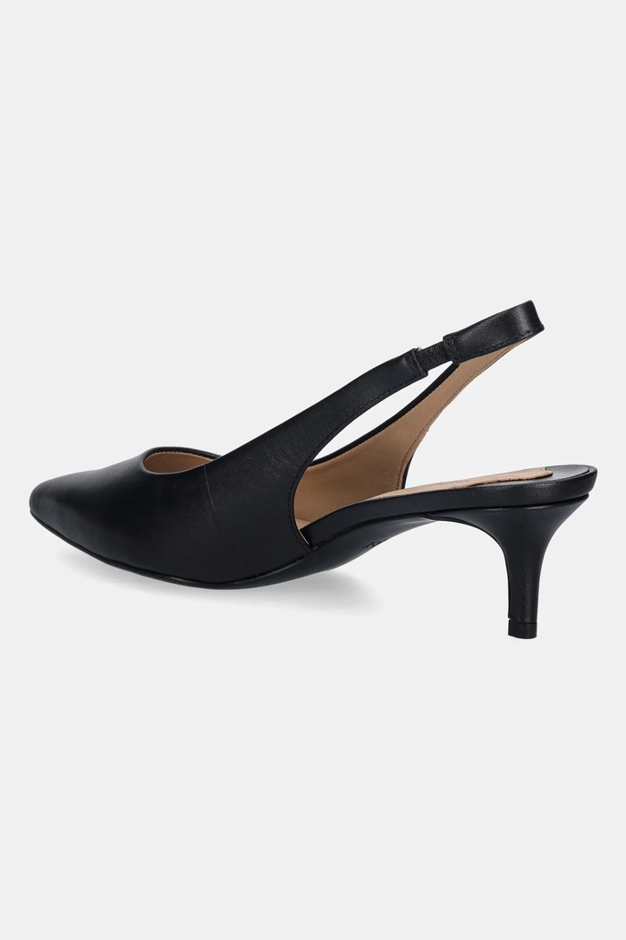 Obuwie Lauren Ralph Lauren szpilki skórzane Lolah II 802P09033001.001 czarny