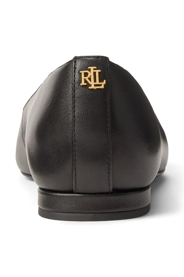 Кожени балеринки Lauren Ralph Lauren Londyn черен 802P09039001.001