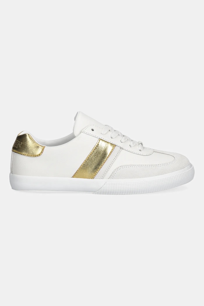 Кожени маратонки Lauren Ralph Lauren Braylee 802P04420001.100 бял SS26