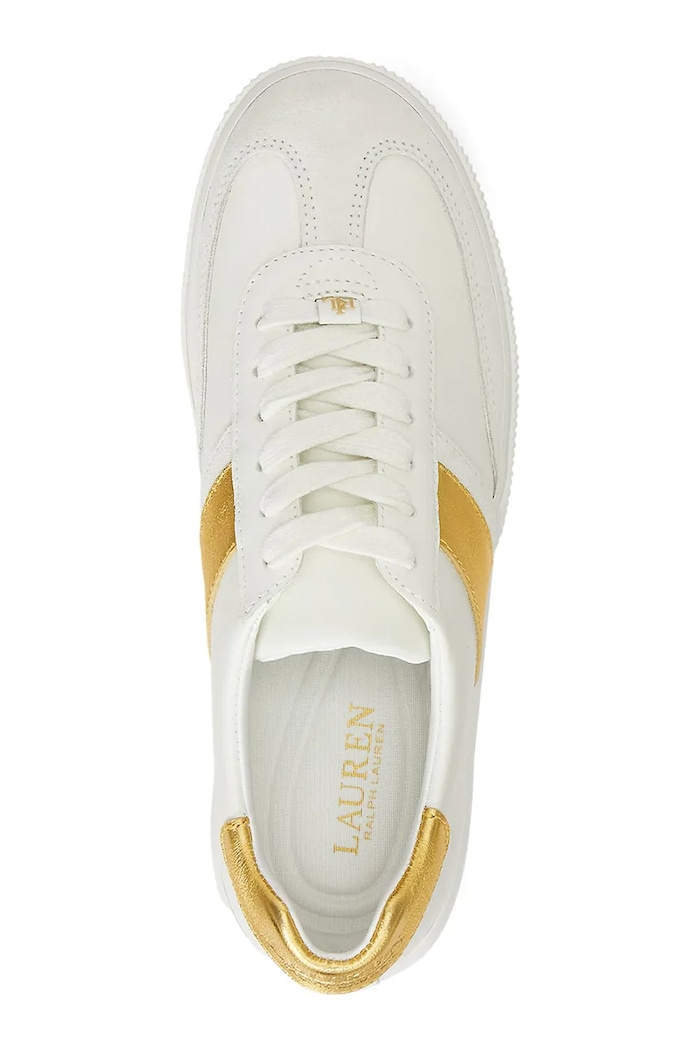 Obuwie Lauren Ralph Lauren sneakersy skórzane Braylee 802P04420001.100 biały
