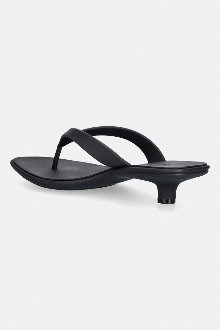 Obuv Calvin Klein šľapky dámske FLIP FLOP KITTEN HEEL THONG TPU HW0HW02965 čierna