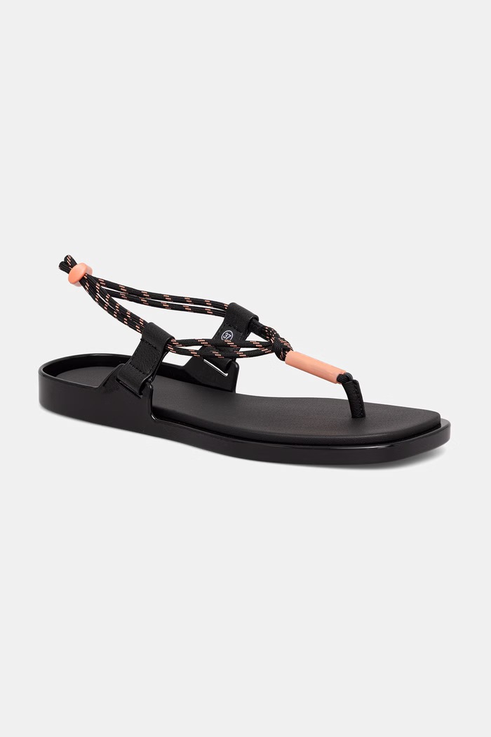 Calvin Klein női szandál BEACH SANDAL ROPE PU 2 fekete HW0HW02967