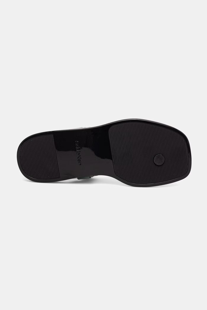 Calvin Klein női szandál BEACH SANDAL ROPE PU 2 HW0HW02967 fekete