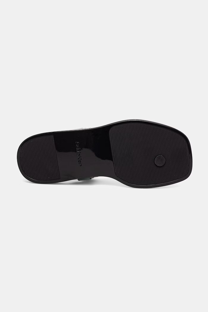 Calvin Klein női szandál BEACH SANDAL ROPE PU 2 HW0HW02967 fekete